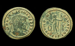 Licinius I, Follis, Jupiter the Protector reverse